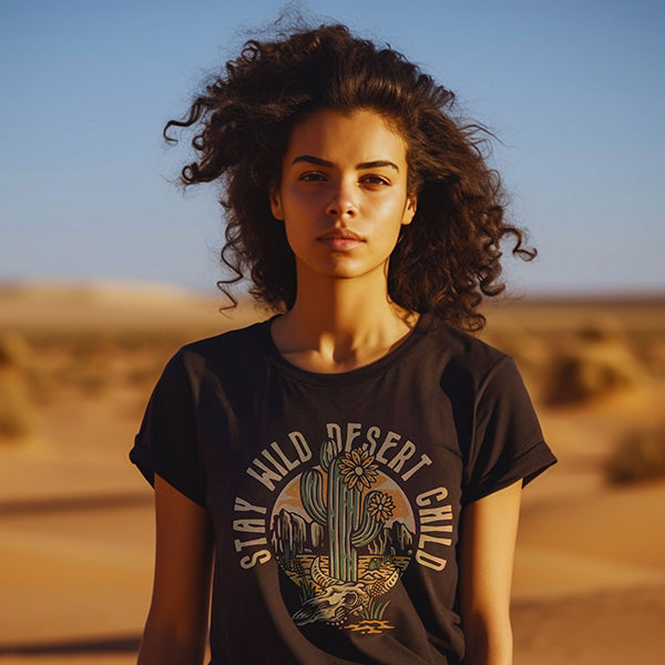 Stay Wild Desert Child Lightweight Graphic Tee