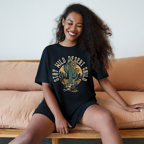 Stay Wild Desert Child Lightweight Graphic Tee