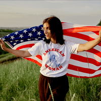 American Woman Lightweight Tee - Final Sale - Alley & Rae Apparel