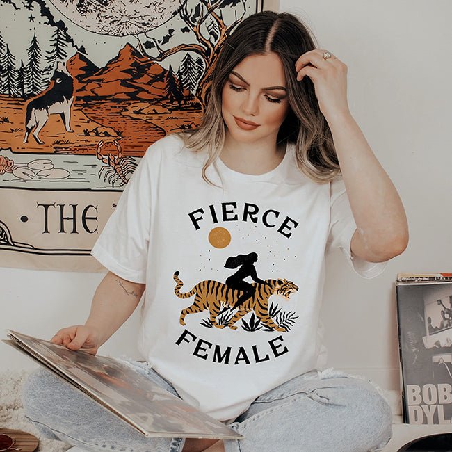 Fierce Female Lightweight Tee - Alley & Rae Apparel