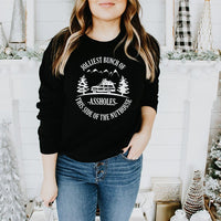 Jolliest Bunch Of Assholes This Side Of The Nuthouse Crewneck Sweatshirt - Alley & Rae Apparel