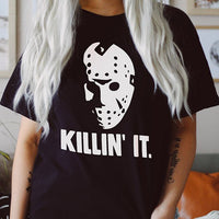 Killin' It Lightweight Halloween Tee - Alley & Rae Apparel