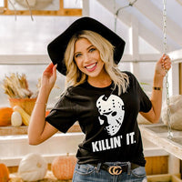 Killin' It Lightweight Halloween Tee - Alley & Rae Apparel
