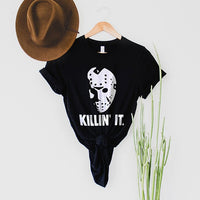 Killin' It Lightweight Halloween Tee - Alley & Rae Apparel