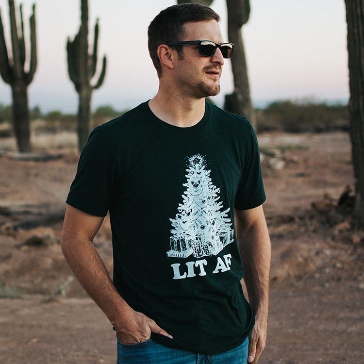 Lit AF Tee - Alley & Rae Apparel