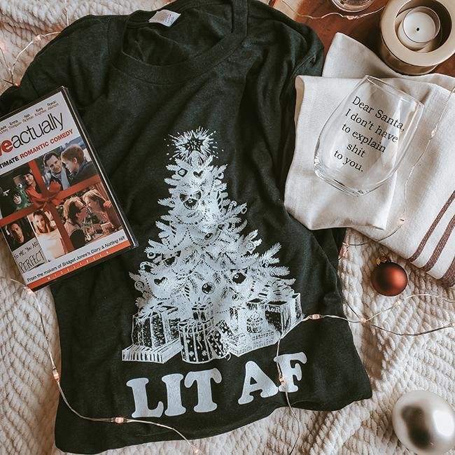 Lit AF Tee - Alley & Rae Apparel