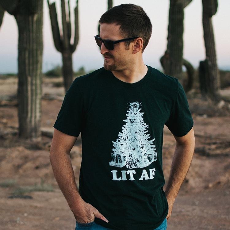 Lit AF Tee - Alley & Rae Apparel