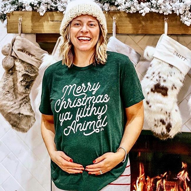 Merry Christmas Ya Filthy Animal Tee Shirt - Alley & Rae Apparel
