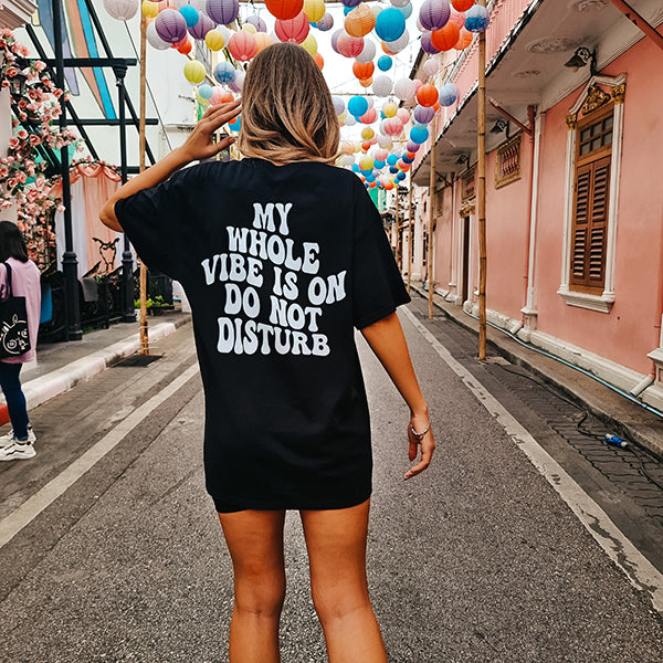 Do Not Disturb Heavyweight Graphic Tee