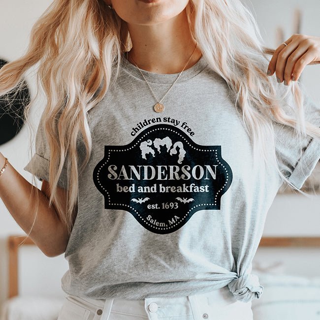 Sanderson Bed And Breakfast Lightweight Tee - Alley & Rae Apparel