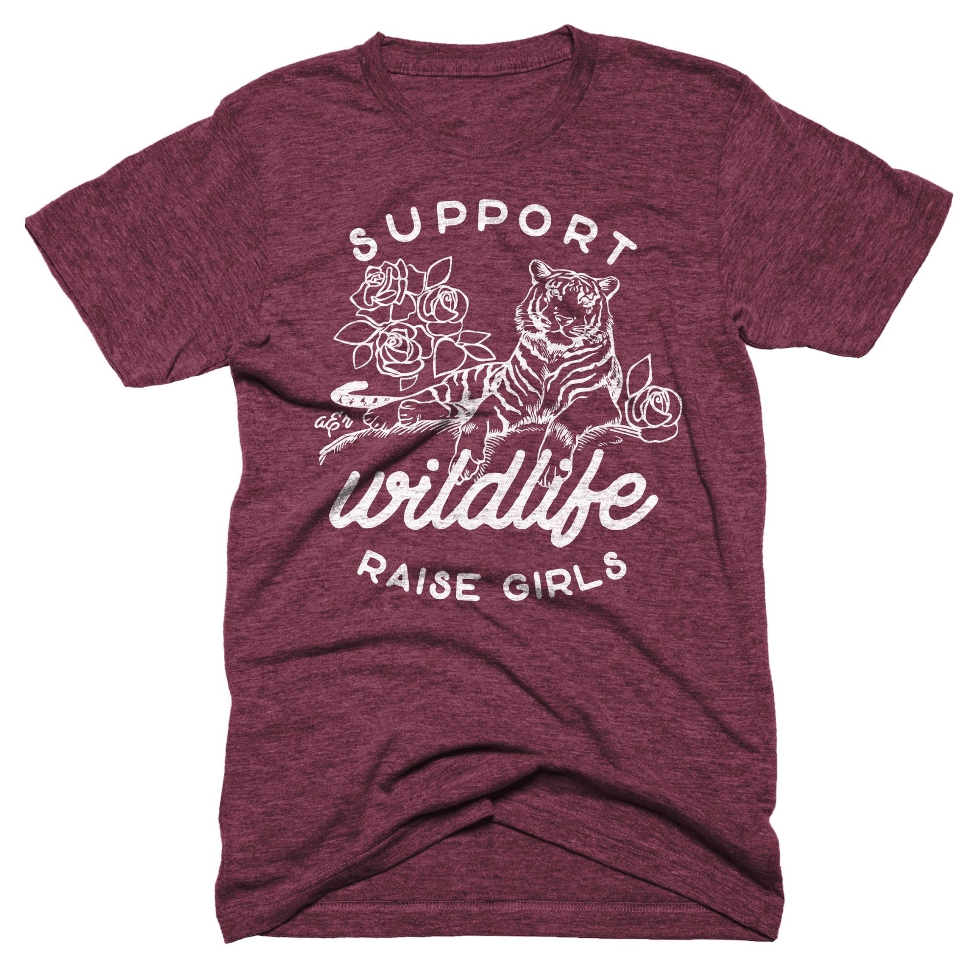 Support Wildlife Raise Girls Tee - Alley & Rae Apparel