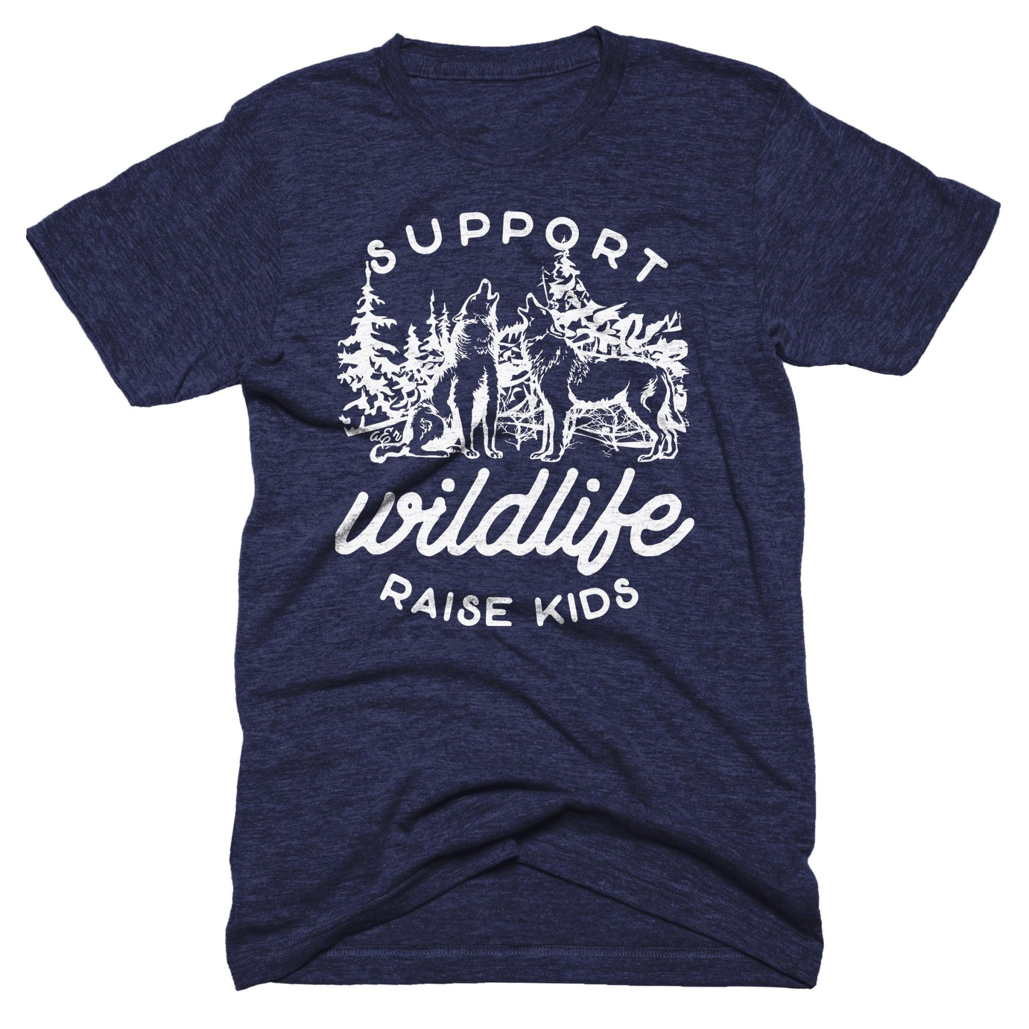 Support Wildlife Raise Kids Tee - Alley & Rae Apparel
