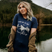 Take Me To The Mountains Lightweight Tee - Alley & Rae Apparel