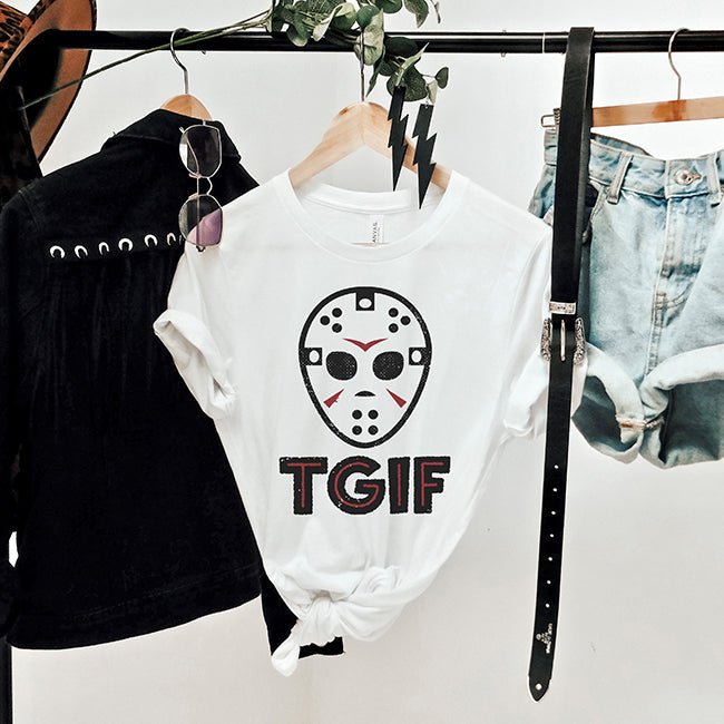TGIF Lightweight Halloween Tee - Alley & Rae Apparel
