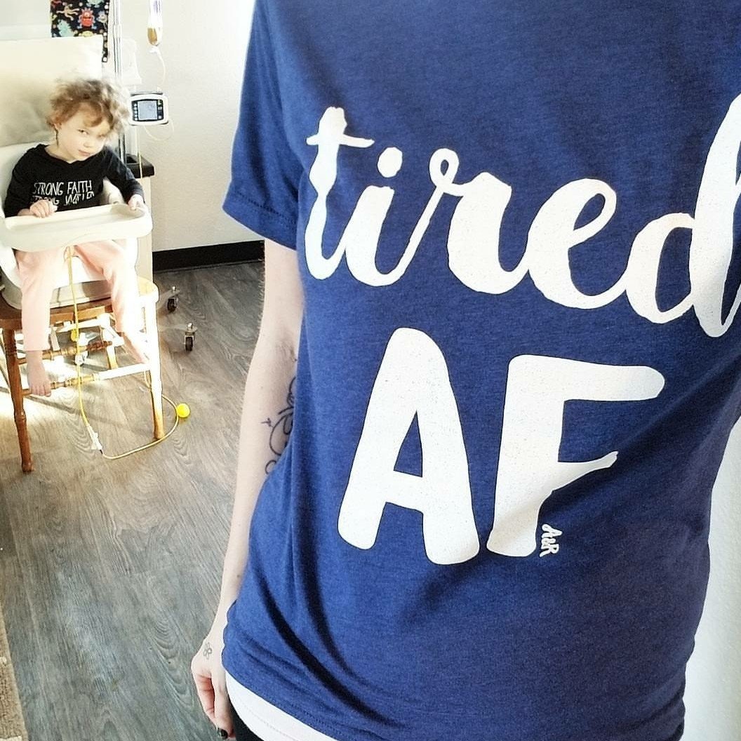 Tired AF Tee - Alley & Rae Apparel
