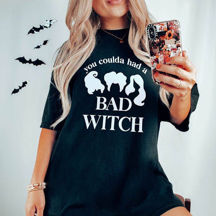 You Coulda Had A Bad Witch Heavyweight Tee - Alley & Rae Apparel